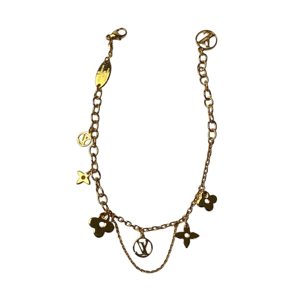 LOUIS VUITTON Gold Charm Bracelet - Picture 9 of 16
